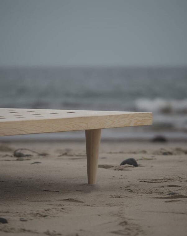 Styletto Pine Bed Frame