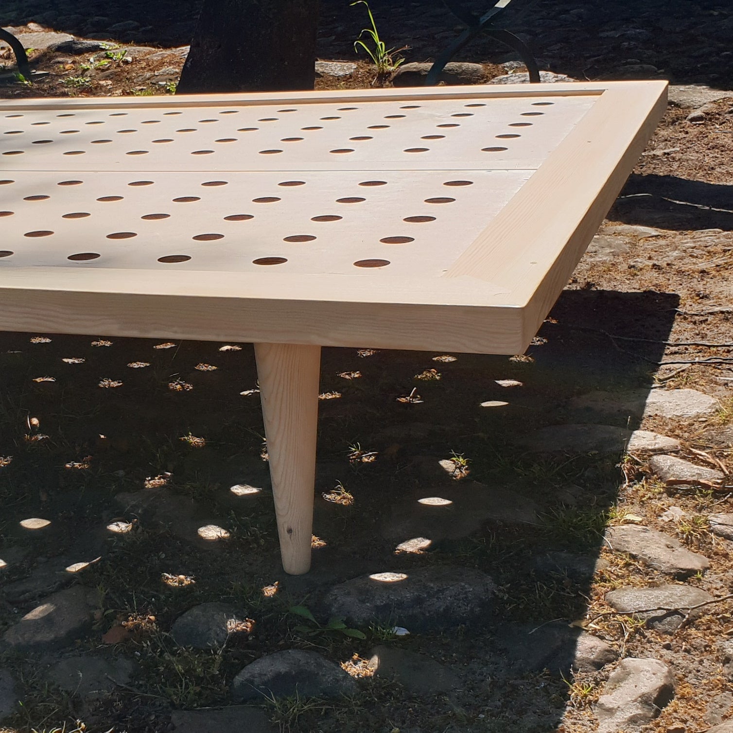 Tranesgården sengeram detalje